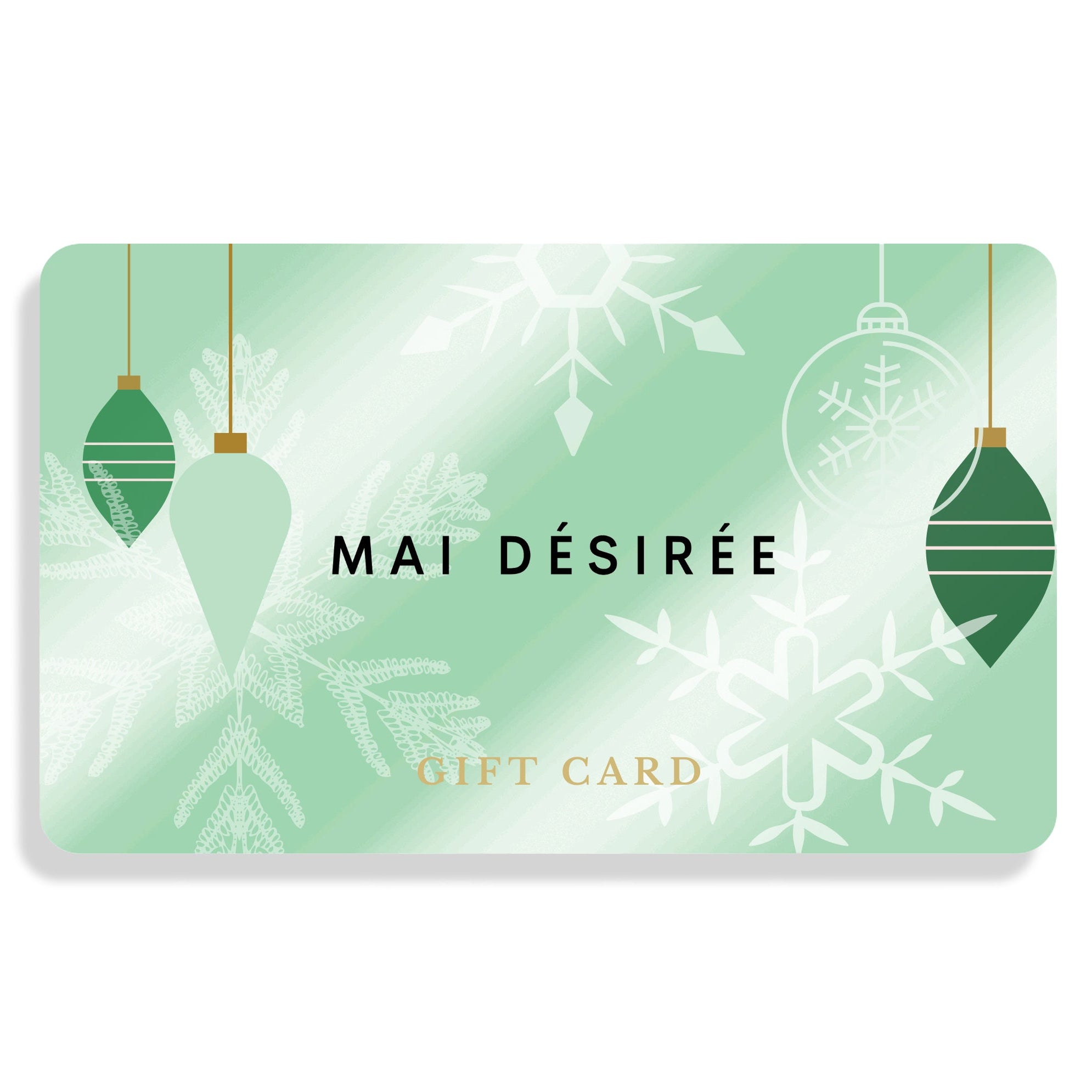 Christmas Gift Card - Ornaments