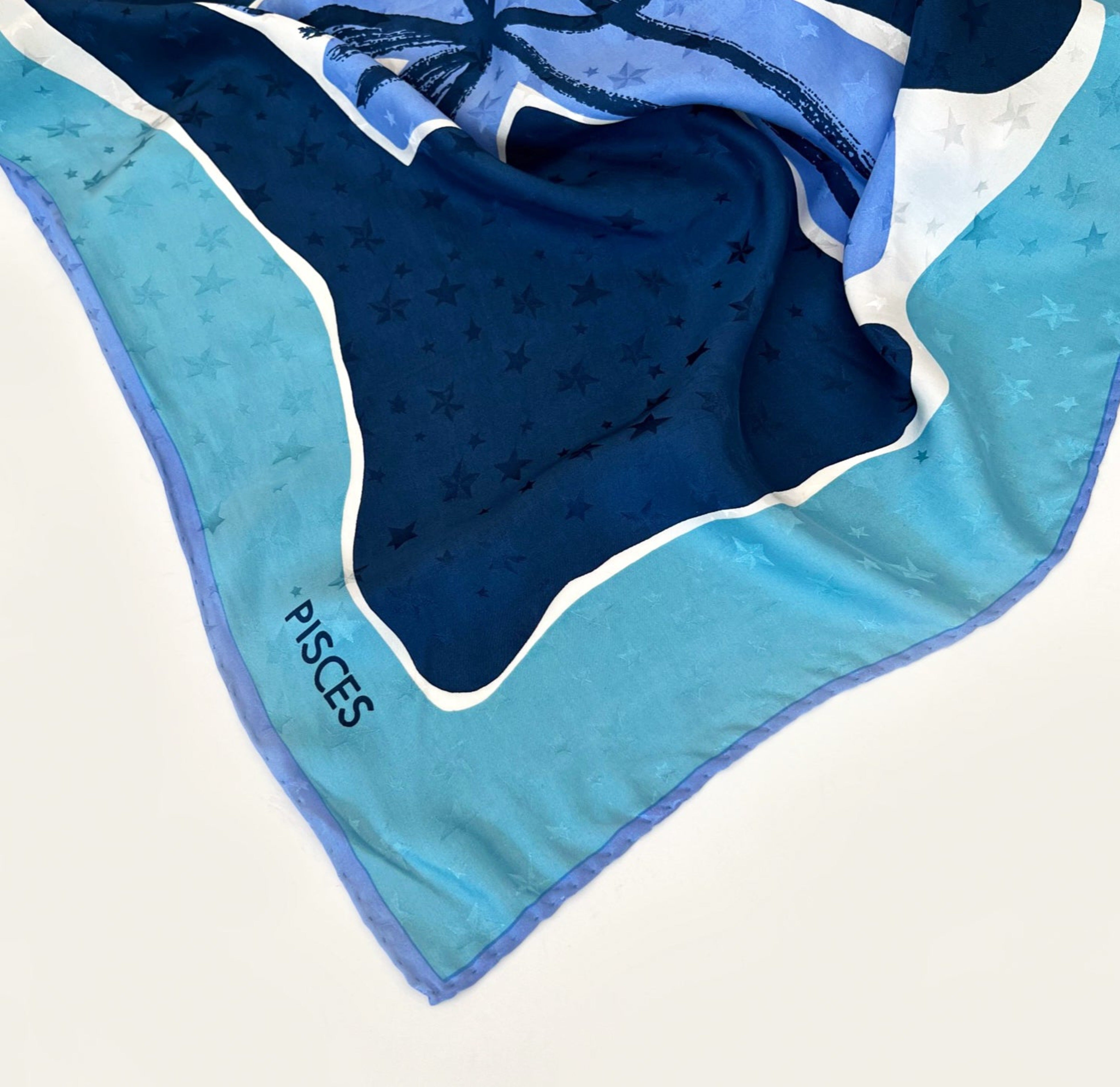 pisces silk scarf