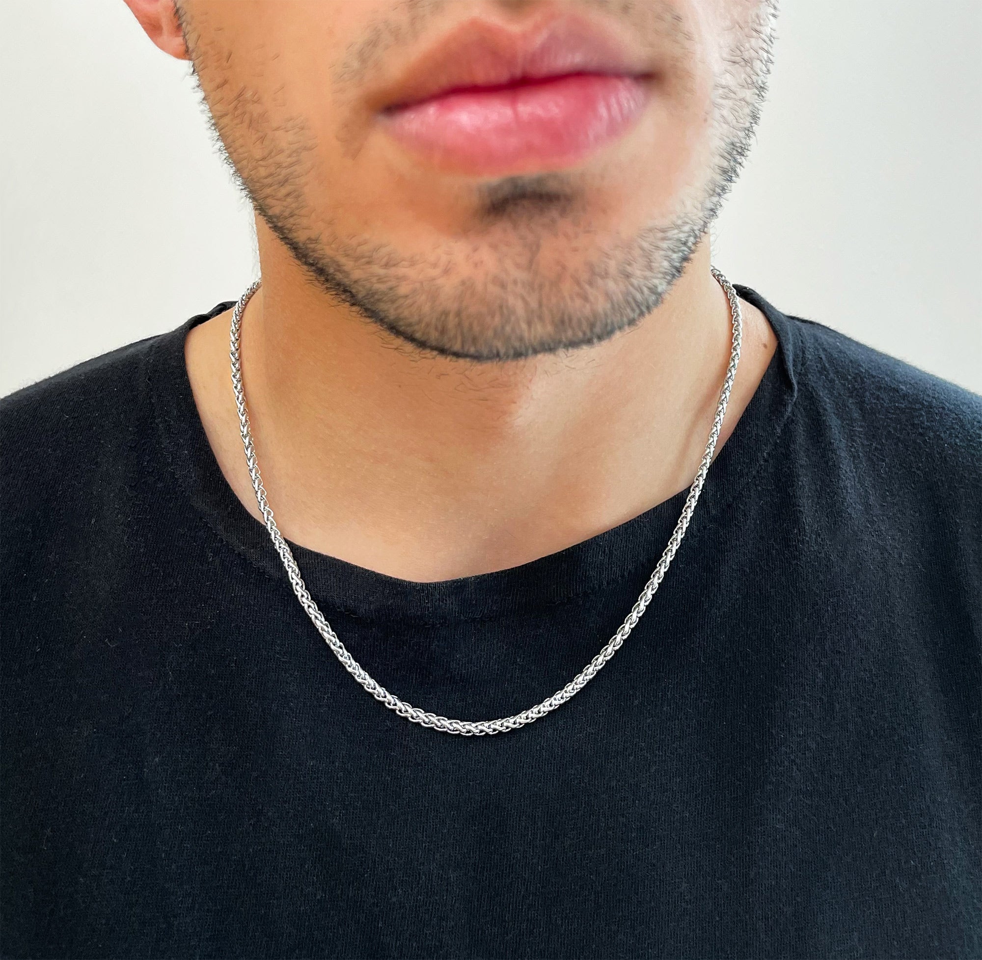 SILVER WHEAT CHAIN 2.3MM