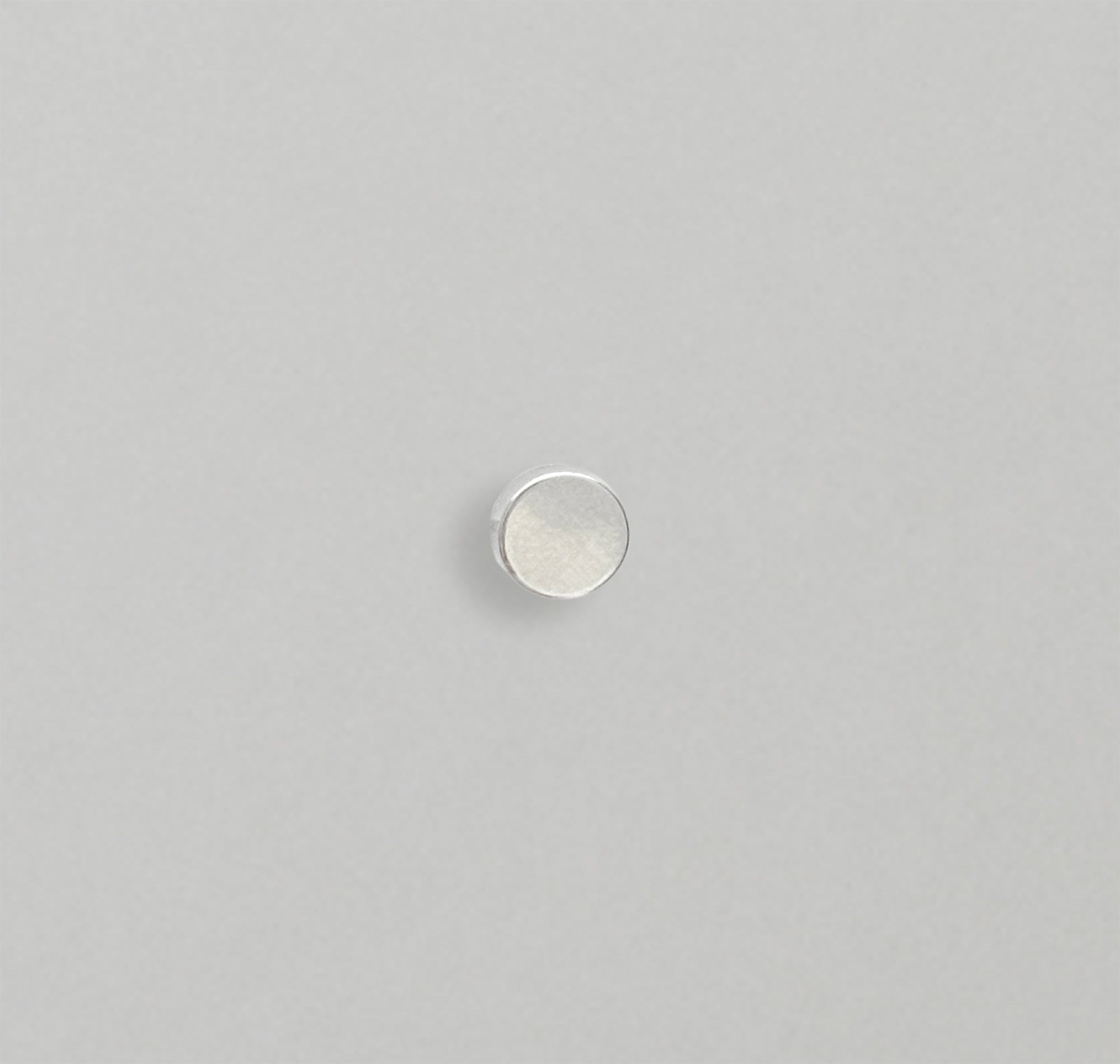 Silver Dot Earring Mens Waterproof Jewelry