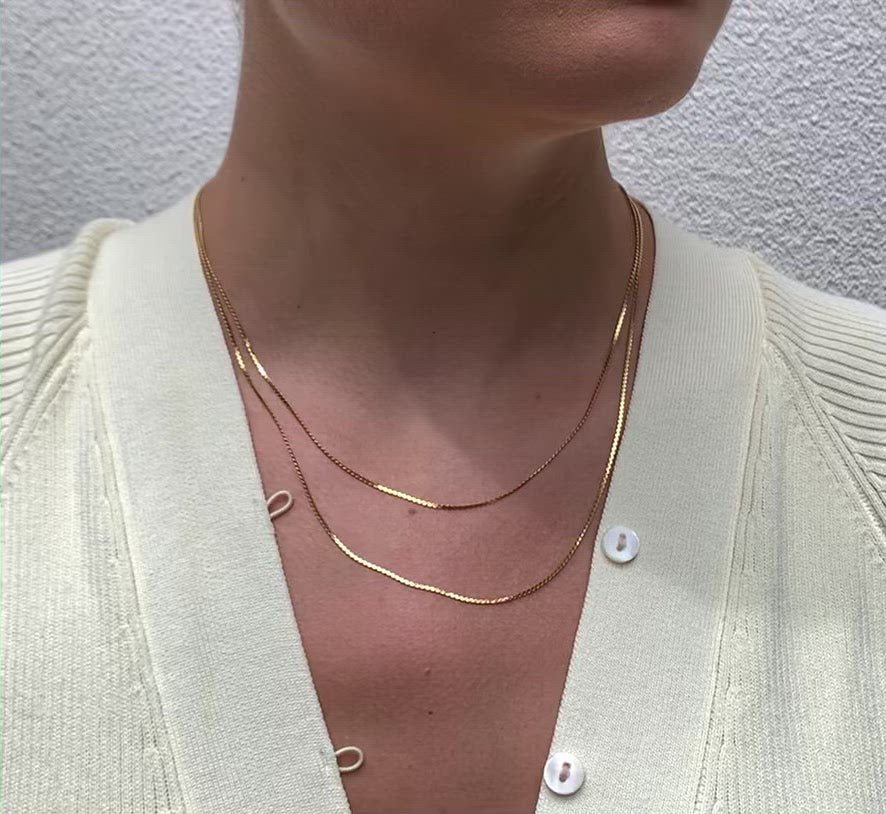 Becca Gold Snake Chain Necklace - Waterproof Jewelry