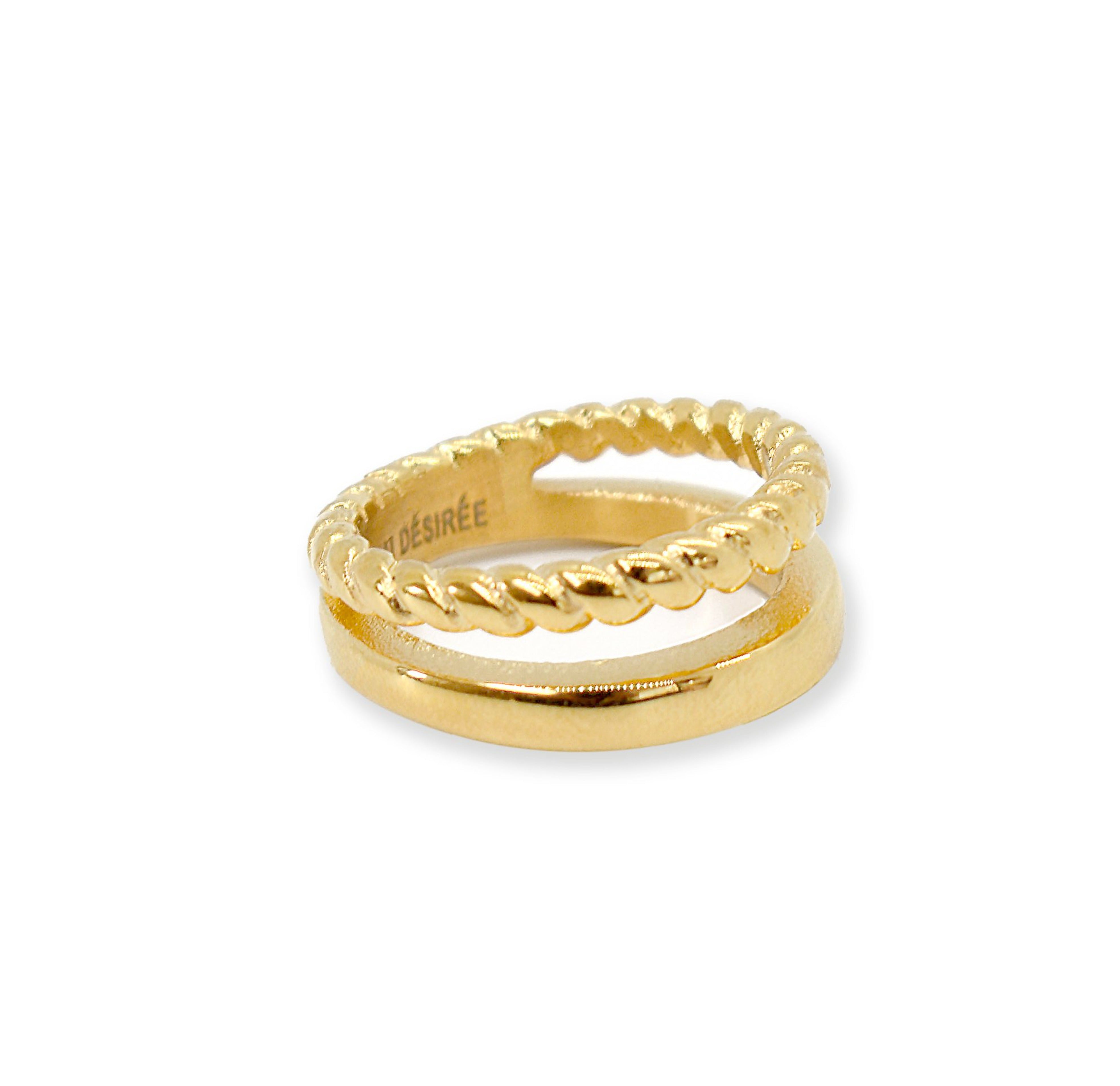 Piranesi - Farfalla d'Oro Double Ring in Rose Gold - 18K Rose Gold –  Robinson's Jewelers