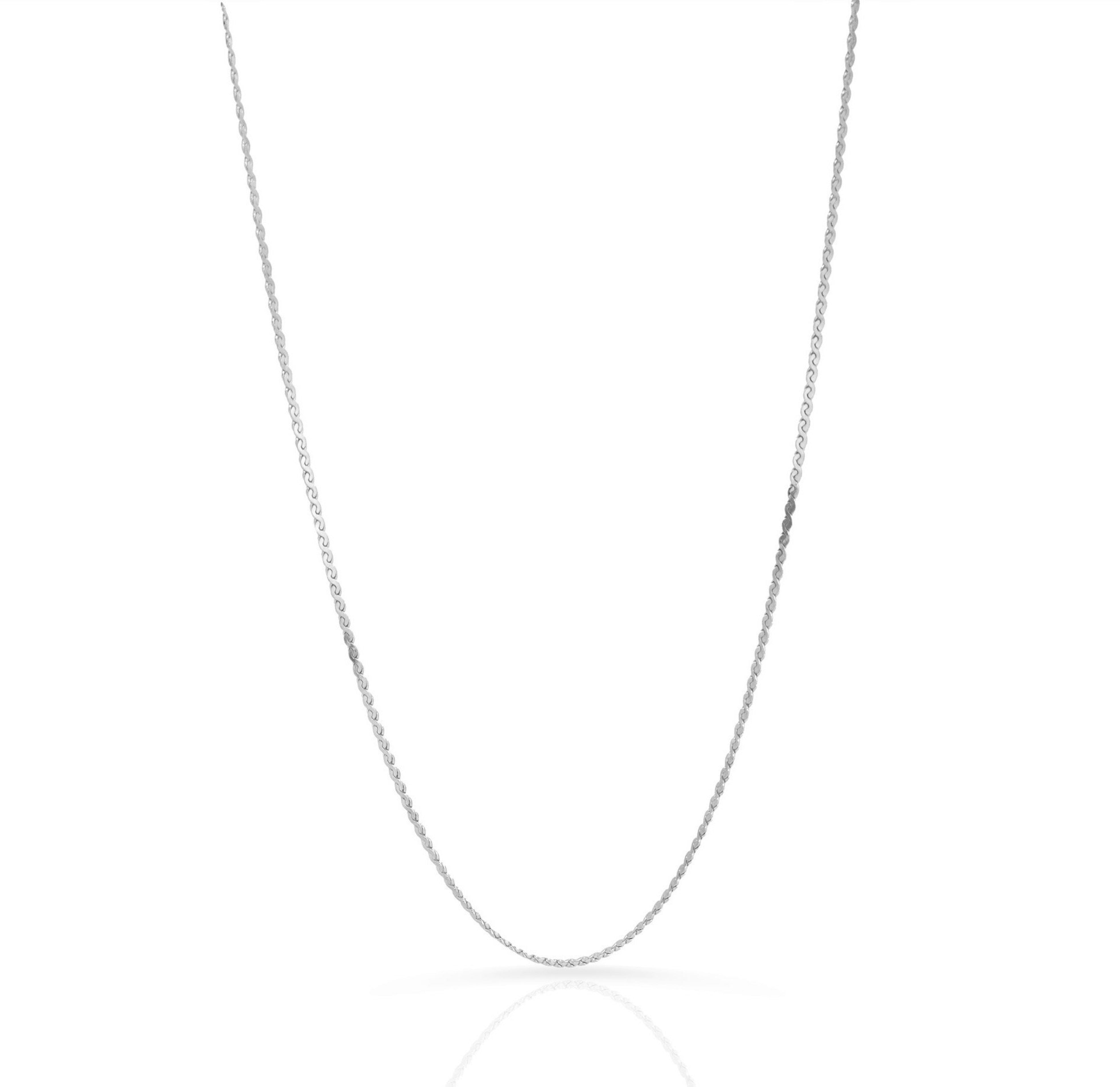 Faye silver necklace