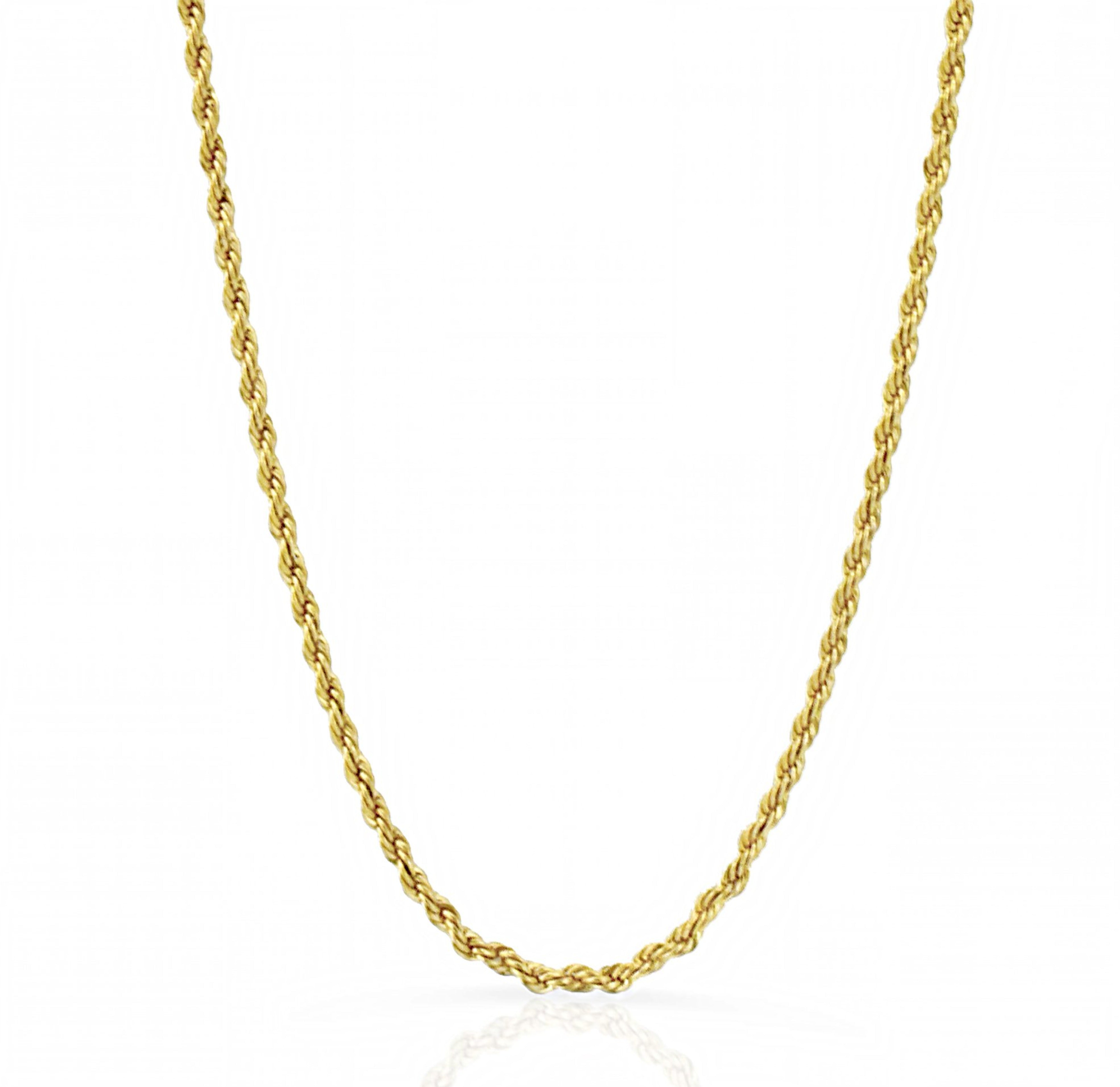 Long thin clearance gold chain