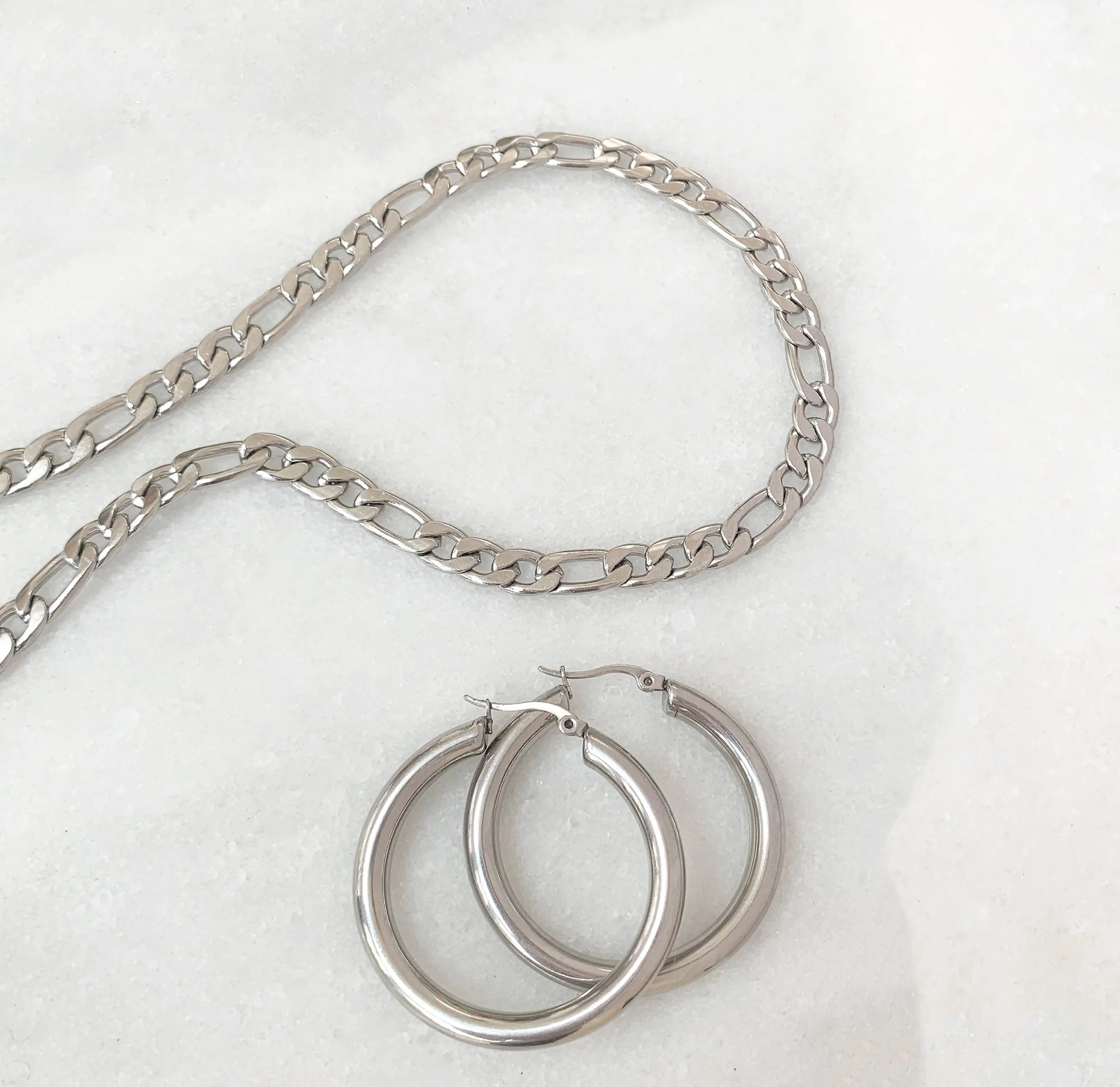 silver waterproof jewelry