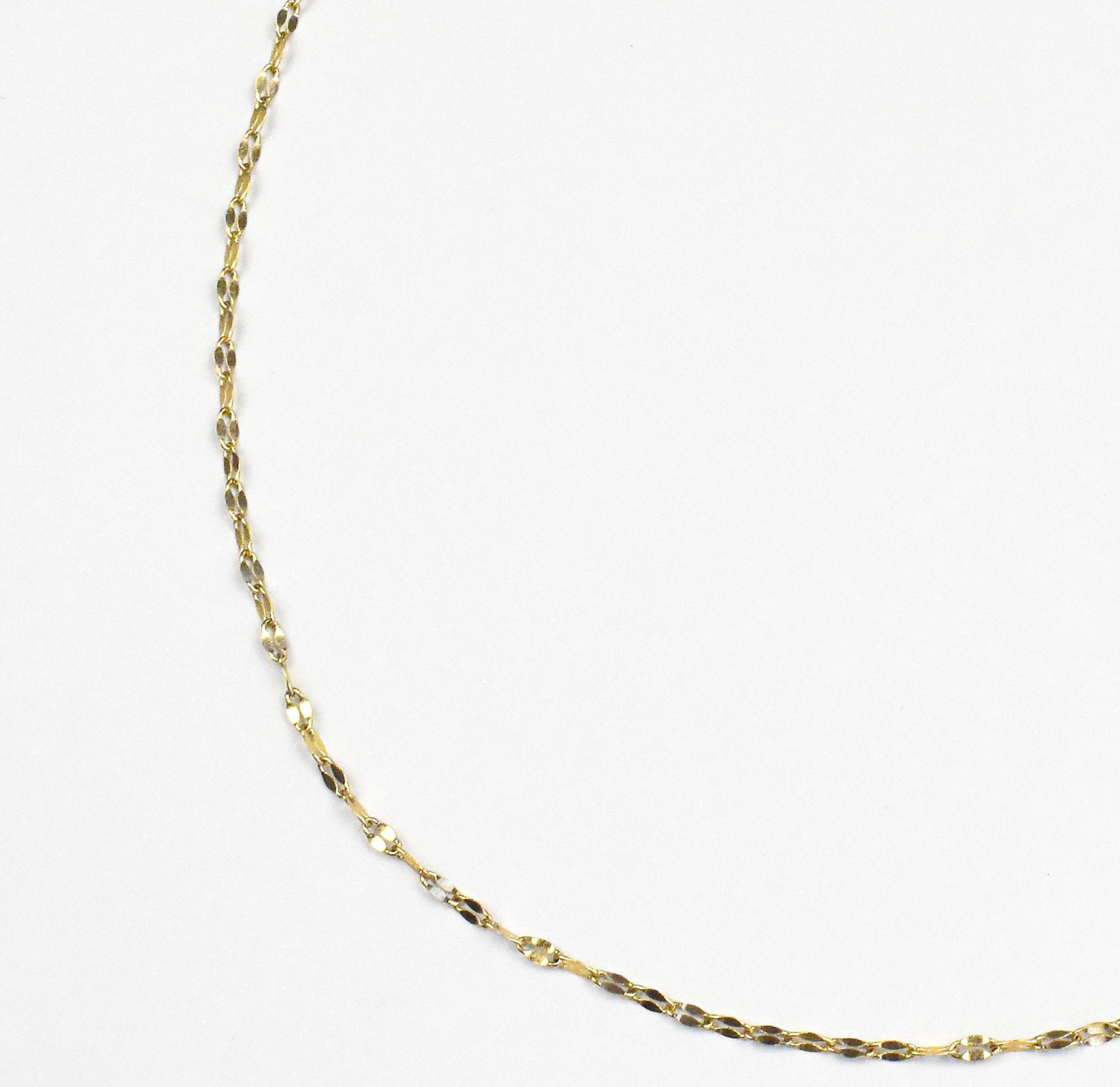 thin lace chain tarnish free